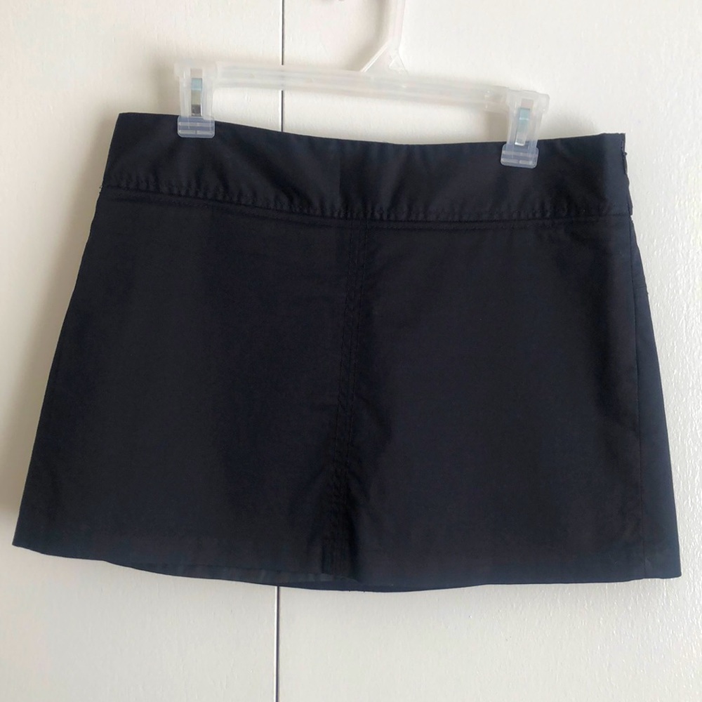 Old Navy Stretch Cotton Mini Skirt (Black)
